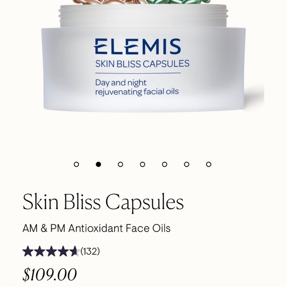 ELEMIS Skin Bliss Capsules - Day & Night Rejuvenating Facial Oils. Brand New